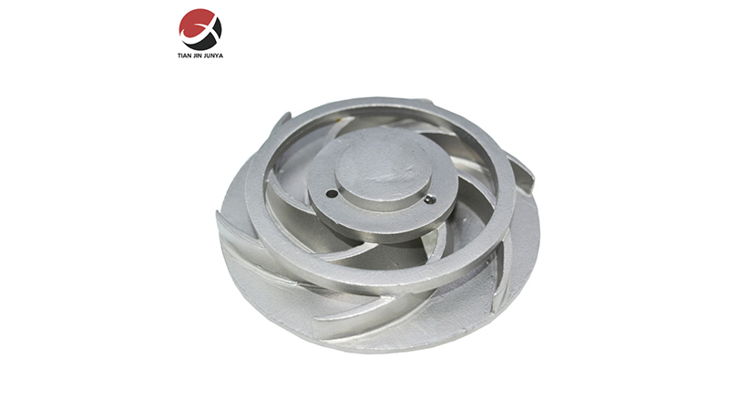 不(bu)鏽鋼(gang)鑄造(zao)來圖(tu)定制(zhi)泵配(pei)件葉(ye)輪